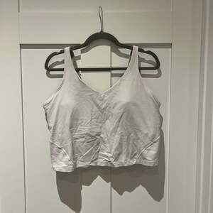 Lululemon Align Tank Top Light Support C/D Cup Size 18 White